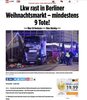 [VIDEO] Rozpędzona ciężarówka z Polski wjechała w tłum na Jarmarku w Berlinie! Zabici i ranni