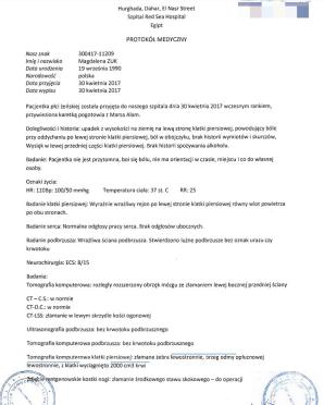 [VIDEO] TVP Info dotarło do nagrań ze szpitala w Marsa-Alam w Egipcie! Na filmie widać, że Magdalena Żuk była pobudzona, przestraszona i przerażona! Patriot24.net dotarł do raportu medycznego szpitala w Hurghadzie