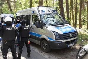 [VIDEO] Zapobiegli kibolskiej napaści na autostradzie pod Łodzią