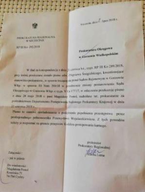 [VIDEO] Ściganie karne adwokat Anny Grzesiowskiej nakazała Prokuratura Krajowa. Gorzowscy prokuratorzy rozpoczynają śledztwo. A udręczona matka, której ukrywanie dziecka wspiera adwokat, występuje też o Europejski Nakaz Aresztowania dla niej i ojca dziecka