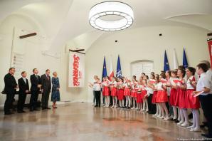 Młodzi Rodacy z Ukrainy z wizytą u Pierwszej Damy