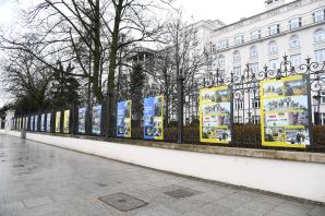 Wystawa plenerowa „Resort sprawiedliwości pomaga Ukrainie”