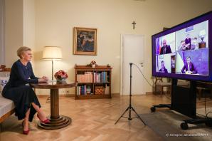 Agata Kornhauser–Duda i Ołena Zełenska o polsko–ukraińskiej współpracy