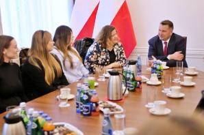 Spotkanie szefa MEiN ze studentami z Koła Naukowego WPPKiA KUL