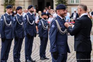 [VIDEO] Para Prezydencka na święcie Służby Ochrony Państwa
