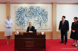 [VIDEO] Seul. Rozmowy Prezydentów Polski i Republiki Korei