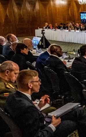 Razem wspieramy Ukrainę. Ukraine Defense Consultative Group w Ramstein pod przewodnictwem sekretarza obrony USA Lloyda J. Austina 