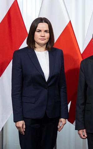 [VIDEO] Kolejne spotkanie ministra Mariusza Kamińskiego i Swiatłany Cichanouskiej liderki opozycji na Białorusi