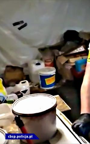  [VIDEO] Zlikwidowane laboratorium narkotyków na Dolnym Śląsku