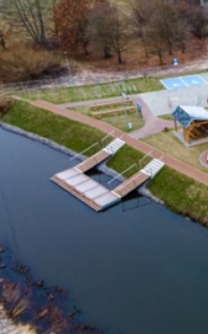 Zachodniopomorskie: nowa przystań kajakowa w Białogardzie