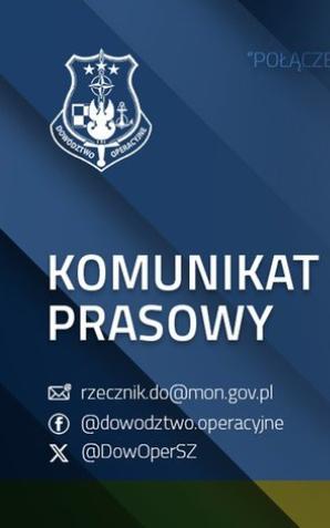  Dowództwo Operacyjne Sił Zbrojnych informuje o intensywnej aktywności lotnictwa dalekiego zasięgu Federacji Rosyjskiej