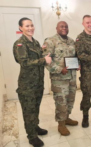 Delegacja Ośrodka Reprezentacyjnego WOT z wizytą w Chicago