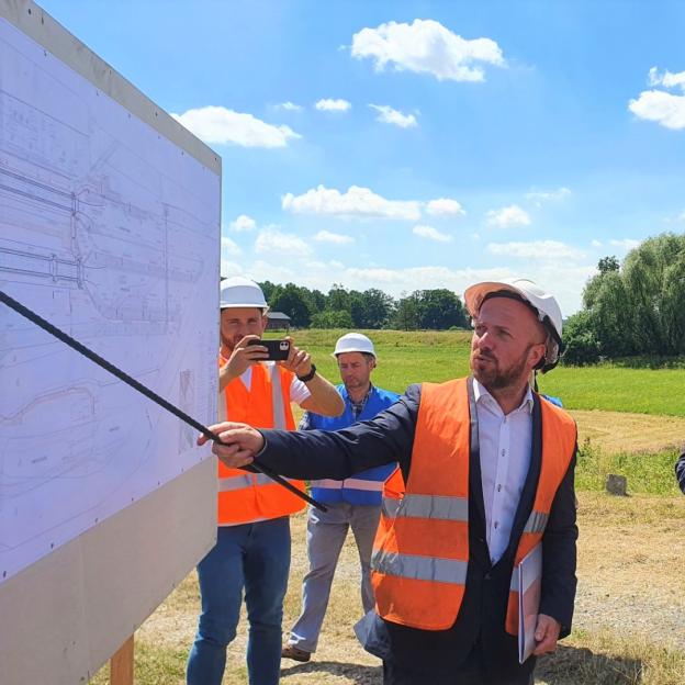 Rusza budowa nowej śluzy na stopniu wodnym Krapkowice