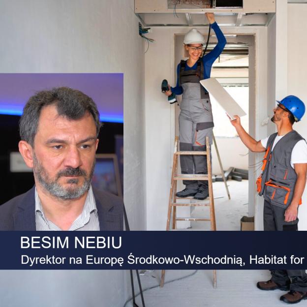 [VIDEO] Podczas wojny w Ukrainie całkowicie zniszczono niemal 10 proc. mieszkań i domów. Proces odbudowy potrzebuje odpowiedniej strategii