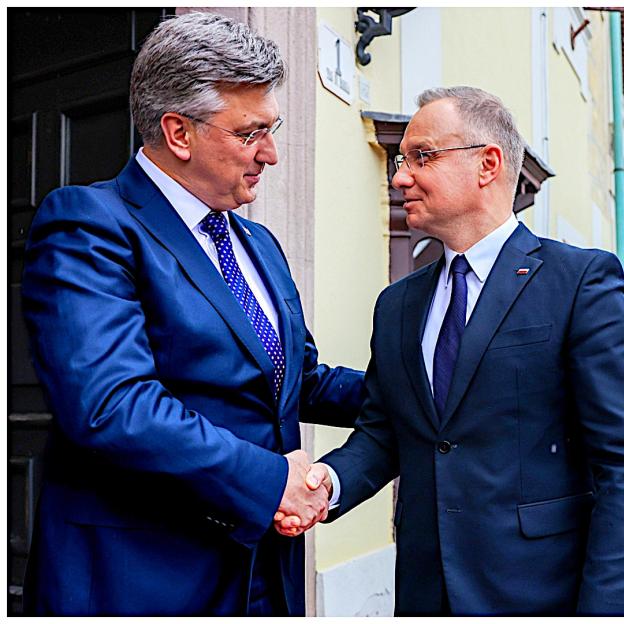 [VIDEO] Zagrzeb. Rozmowy polityczne Prezydenta RP