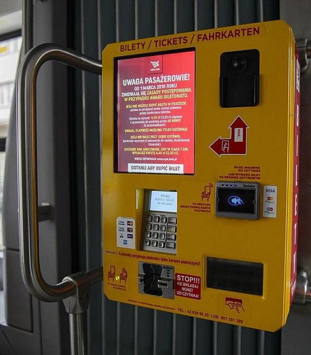 Łódź: Jeśli biletomat nie działa, nie zapłacisz mandatu. Bilet kupisz u kontrolera