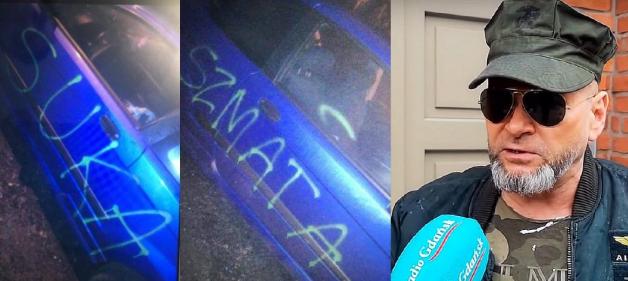 [VIDEO] Poprzebijane nożem opony w samochodach młodych ludzi, pomalowany sprayem samochód nastolatki. Groźby połamania rąk, uszkodzenie twarzy nastolatka. Rutkowski wskazał sprawców, a Prokuratura Rejonowa w Żyrardowie bezradna!