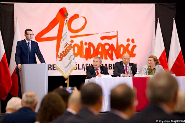 [VIDEO] Premier na Śląsku: „Solidarność” to drugie imię Polski, to również nasza przyszłość