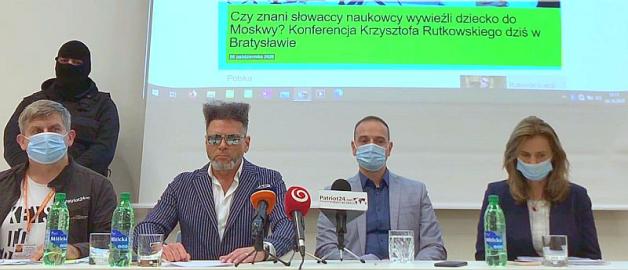 [VIDEO] Dramat Lubomiry Hnatić - matki 5-letniej dziewczynki  nielegalne przetrzymywanej przez ojca-naukowca w Rosji - nagłaśnia Krzysztof Rutkowski podczas konferencji prasowej w Bratysławie!