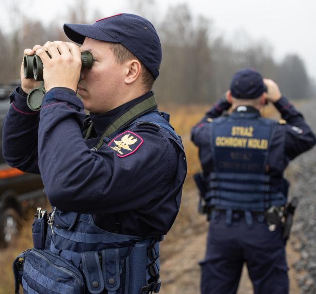 Służba Ochrony Kolei również walczy na froncie nielegalnej imigracji
