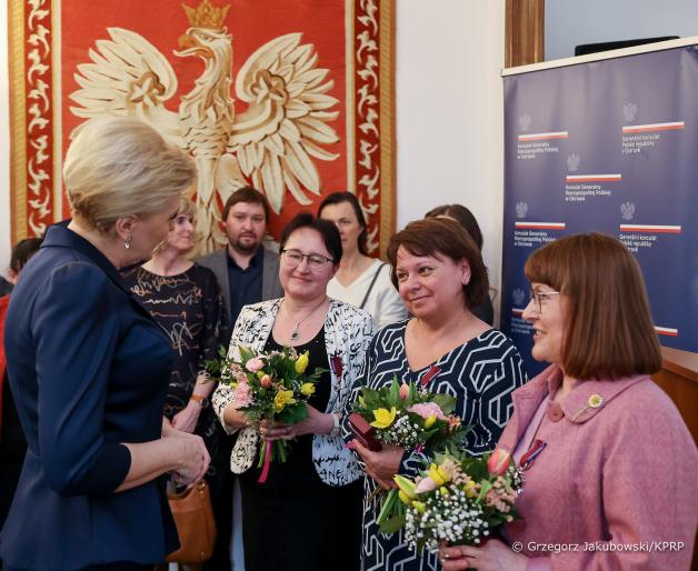 W poniedziałek Małżonka Prezydenta spotkała się z przedstawicielami Macierzy Szkolnej w Republice Czeskiej