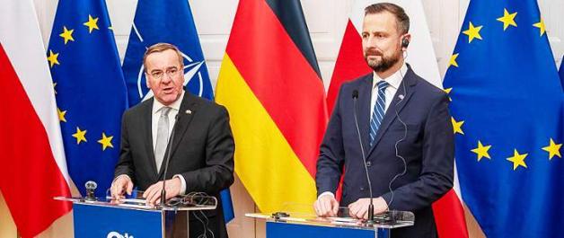 [VIDEO] Ministrowie obrony Polski i Niemiec: łączy nas cel dalszego, wspólnego wspierania Ukrainy