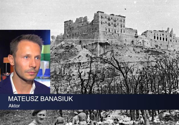 [VIDEO] Mateusz Banasiuk: Część mojej rodziny za sprawą armii Andersa wylądowała w RPA. Dla mojego ojca chrzestnego film o bitwie pod Monte Cassino ma sentymentalny wymiar